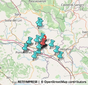 Mappa Via Tangenziale Superstrada, 03049 Sant'Elia Fiumerapido FR, Italia (9.688)