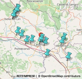 Mappa Via Tangenziale Superstrada, 03049 Sant'Elia Fiumerapido FR, Italia (17.61933)