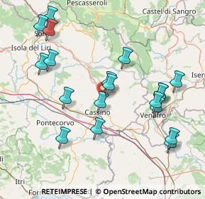 Mappa Via Tangenziale Superstrada, 03049 Sant'Elia Fiumerapido FR, Italia (17.93842)