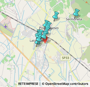 Mappa Via delle Camelie, 04013 Latina Scalo LT, Italia (1.16545)