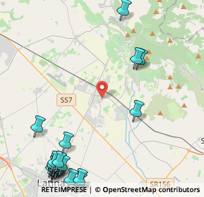 Mappa Via delle Camelie, 04013 Latina Scalo LT, Italia (6.7965)