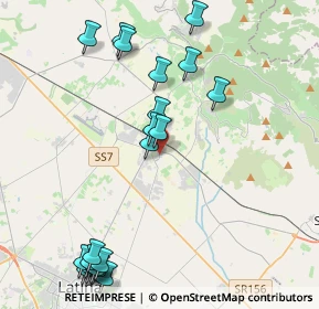 Mappa Via delle Camelie, 04013 Latina Scalo LT, Italia (5.307)