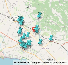 Mappa 04013 Latina Scalo LT, Italia (7.36)
