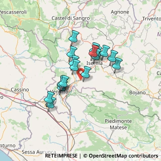 Mappa 86075 Monteroduni IS, Italia (11.516111111111)