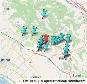 Mappa Via Bertonia, 04018 Sezze LT, Italia (5.9775)