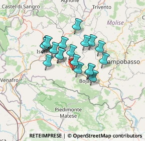 Mappa Piazza Garibaldi, 86092 Cantalupo nel Sannio IS, Italia (10.52)
