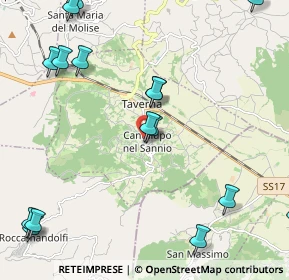 Mappa Piazza Garibaldi, 86092 Cantalupo nel Sannio IS, Italia (3.3305)