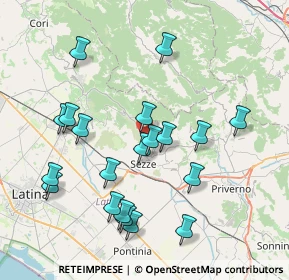 Mappa Via Fontana del Sordo, 04018 Sezze LT, Italia (8.5025)