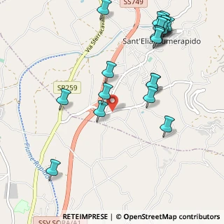 Mappa Via Cupa, 03049 Sant'Elia Fiumerapido FR, Italia (1.344)