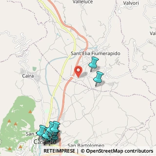 Mappa Via Cupa, 03049 Sant'Elia Fiumerapido FR, Italia (3.73071)