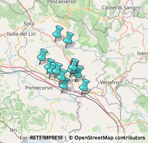 Mappa Via Cupa, 03049 Sant'Elia Fiumerapido FR, Italia (9.73)