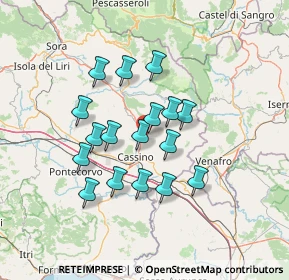 Mappa Via Cupa, 03049 Sant'Elia Fiumerapido FR, Italia (12.12882)