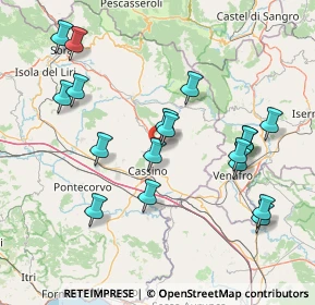 Mappa Via Cupa, 03049 Sant'Elia Fiumerapido FR, Italia (17.27889)
