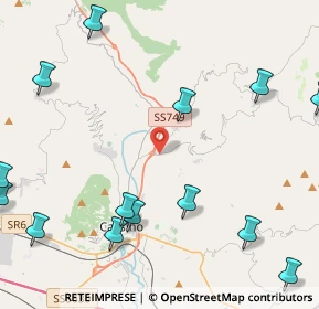 Mappa Via Cupa, 03049 Sant'Elia Fiumerapido FR, Italia (6.43071)