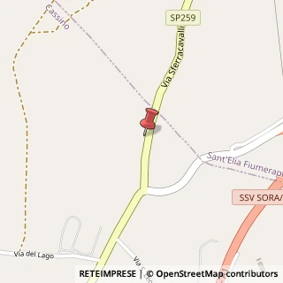 Mappa Via Sferracavalli, 125, 03043 Cassino, Frosinone (Lazio)