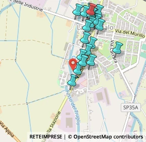 Mappa Via della Stazione, 04013 Latina Scalo LT, Italia (0.4965)