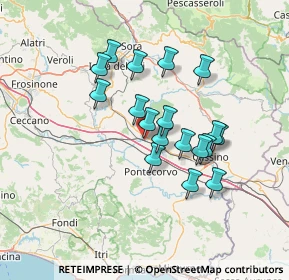Mappa Via Domenico Torriero, 03030 Roccasecca FR, Italia (12.20167)