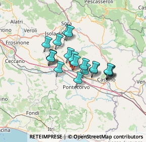 Mappa Via Domenico Torriero, 03030 Roccasecca FR, Italia (10.159)