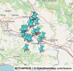 Mappa Via Domenico Torriero, 03030 Roccasecca FR, Italia (10.761)