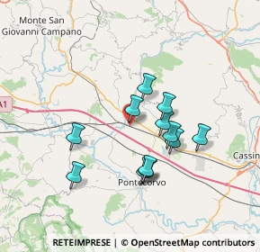 Mappa Via Domenico Torriero, 03030 Roccasecca FR, Italia (6.23583)