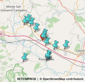 Mappa Via Domenico Torriero, 03030 Roccasecca FR, Italia (6.41385)
