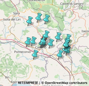 Mappa Via Pisciarello, 03049 Sant'Elia Fiumerapido FR, Italia (11.683)