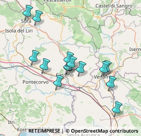 Mappa Via Pisciarello, 03049 Sant'Elia Fiumerapido FR, Italia (14.38429)