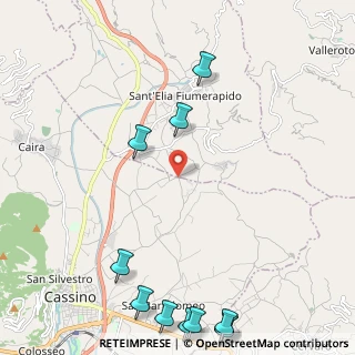 Mappa Via Pisciarello, 03049 Sant'Elia Fiumerapido FR, Italia (3.43273)