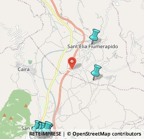 Mappa Via Chiusanova, 03049 Sant'Elia Fiumerapido FR, Italia (3.85364)