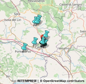 Mappa Via Chiusanova, 03049 Sant'Elia Fiumerapido FR, Italia (7.59308)