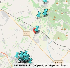 Mappa Via Pitagora, 04013 Latina Scalo LT, Italia (6.43)