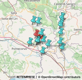 Mappa Strada Zenza Nome, 03049 Sant'Elia Fiumerapido FR, Italia (11.80167)