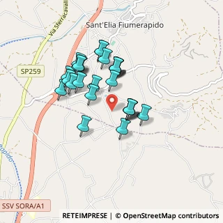 Mappa Via Casaleno Vertechi, 03049 Sant'Elia Fiumerapido FR, Italia (0.75926)