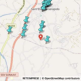 Mappa Via Casaleno Vertechi, 03049 Sant'Elia Fiumerapido FR, Italia (1.4595)