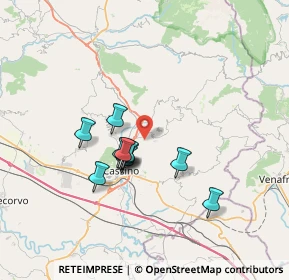 Mappa Via Casaleno Vertechi, 03049 Sant'Elia Fiumerapido FR, Italia (5.84909)