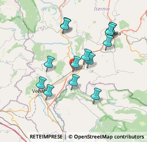 Mappa Via Volturno, 86070 Montaquila IS, Italia (7.24357)