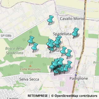 Mappa Via della Passiflora, 00071 Pomezia RM, Italia (0.88929)