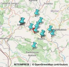 Mappa Via Gradelle, 86092 Cantalupo nel Sannio IS, Italia (10.98538)