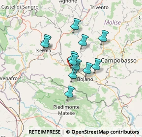Mappa Via Gradelle, 86092 Cantalupo nel Sannio IS, Italia (9.935)