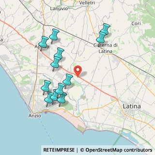 Mappa 04011 Latina LT, Italia (8.2725)