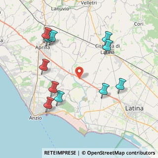 Mappa 04011 Latina LT, Italia (9.27455)