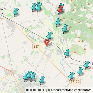 Mappa Via della Ginestra, 04011 Latina LT, Italia (6.6255)