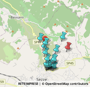 Mappa Via Croce Moschitto, 04018 Sezze LT, Italia (1.934)