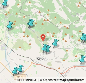 Mappa Via Croce Moschitto, 04018 Sezze LT, Italia (6.20692)