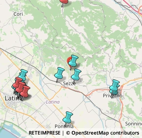 Mappa Via Croce Moschitto, 04018 Sezze LT, Italia (11.993)