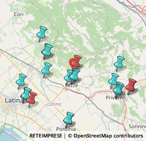 Mappa Via Croce Moschitto, 04018 Sezze LT, Italia (9.547)