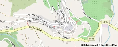 Mappa Roccagorga
