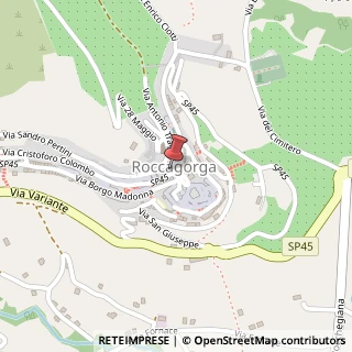 Mappa Via Cristoforo Colombo,  2, 04010 Roccagorga, Latina (Lazio)