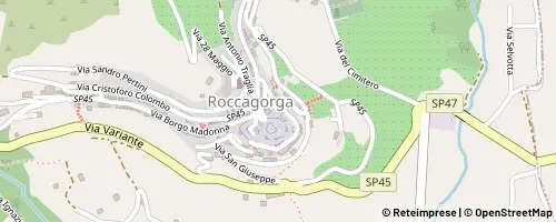 Mappa Roccagorga
