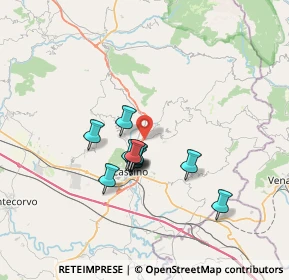 Mappa Via Vicinale San Paolo, 03049 Sant'Elia Fiumerapido FR, Italia (5.56818)